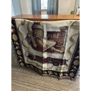 Firefighter Collectible Wall‎ Tapestry